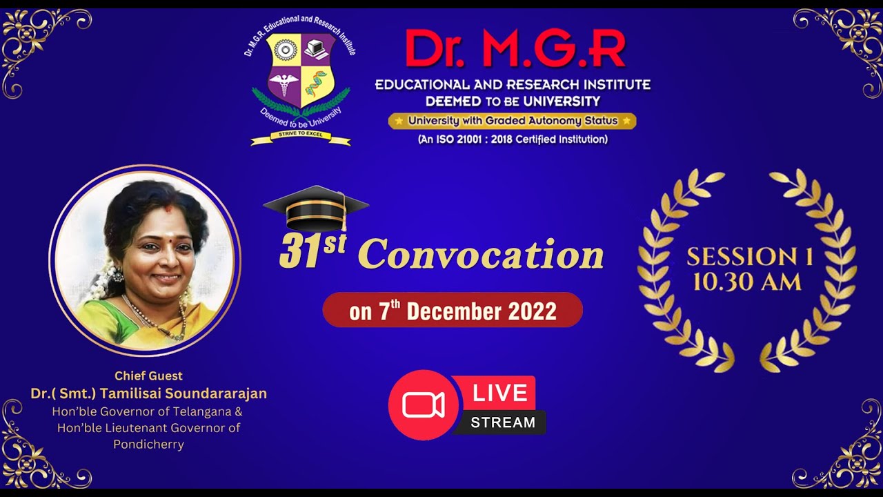 31st Convocation Session-I
