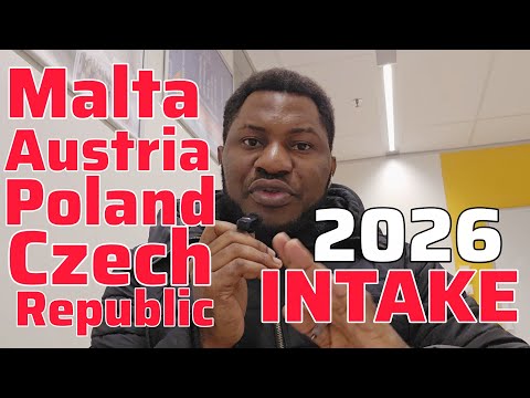 Applying to malta, Austria, Poland, Czech Republic for 2026 intake. 
