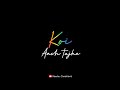 Valam Arijit Singh Love Song Lyrical Black Screen Status By Harshu Creations