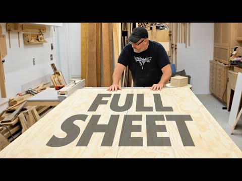 Table Saw Basics - How to Cut Large Pieces