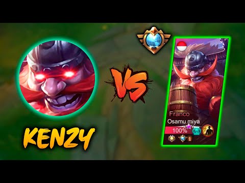 Kenzy Meet Top Global SUPREME Franco in Ranked?! | WHO WIN? - MLBB