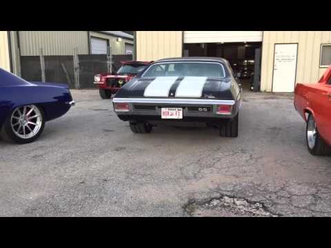 Black Widow mufflers on Chevelle