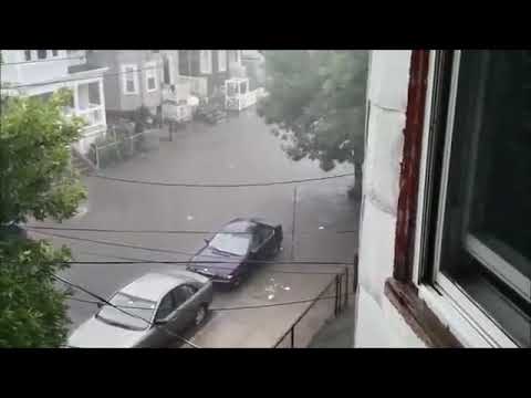 Flooding Hits Revere, Massachusetts, Following Hurricane Florence