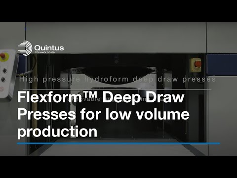 Quintus Technologies Flexform™ Deep Draw Presses for low volume production