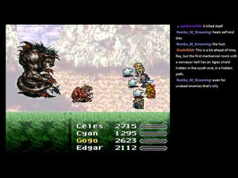 MK404 Plays Final Fantasy VI PT41 - Triple Threat