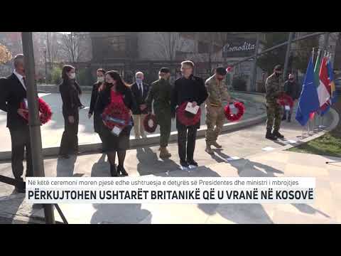 PËRKUJTOHEN USHTARËT BRITANIKË QË U VRANË NË KOSOVË | T7