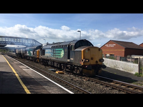 DRS 37602 & 37716 On The Nuclear Flask @ Bridgwater 11/04/17