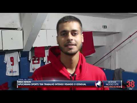 CONHEÇA O MEIO CAMPISTA 'KENON’ NOVO REFORÇO DO APUCARANA SPORTS PARA O CAMPEONATO PARANAENSE