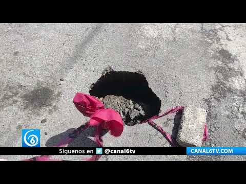 Video: Aparece otro socavón en el oriente del EDOMEX, ahora fue en U H Cuatro Vientos, Ixtapaluca