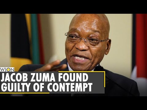 Jacob Zuma found guilty of contempt of court, hands him 15-month sentence| South Africa | World News