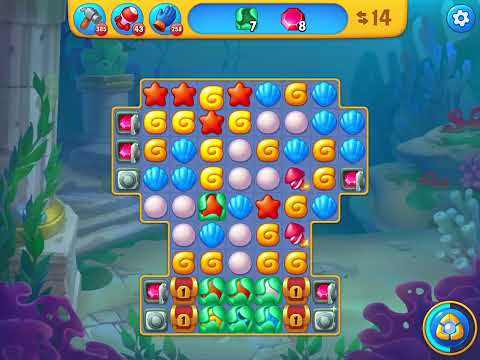 Fishdom level 6251 no boosters フィッシュダム ノーマル [Friend's]