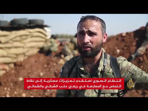 الجيش السوري الحر بريف حلب يعزز جبهاته القتالية