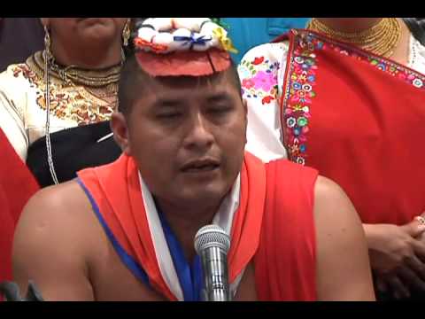 Apoyo de indígenas al Gobierno.