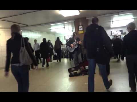 Jason Crawford / 8 String Guitar - Toronto Subway Musician (02.11.2011)