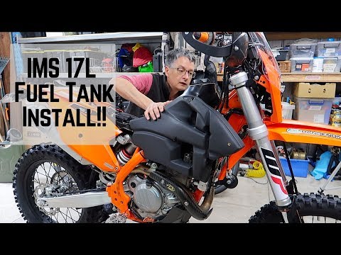 IMS 17L fuel tank install on my 2019 KTM 500 EXC-F