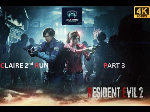 RESIDENT EVIL 2 REMAKE Gameplay Walkthrough [2nd RUN CLAIRE]  PART-3  [4K 60FPS PC]-NoCommentary