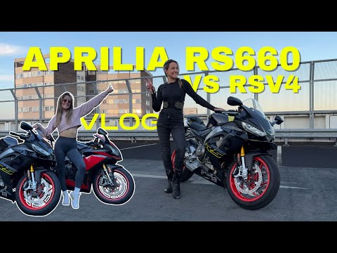 Aprilia RS660 vs my RSV4 - VLOG and thoughts 👀