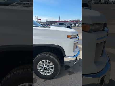 2025 Chevrolet Silverado 2500HD 4WD Crew Cab Standard Box LT in White for sale at Bannister Chevrolet Buick GMC Ltd Edson in Edson, AB