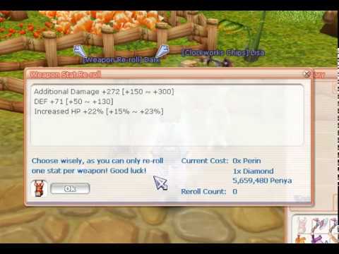 Clockworks FlyFF : Weapon Re-Roll