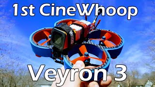 HGLRC Veyron 3 CineWhoop // CaddxFPV Orca 4k Cam // Windy Midwest Cine Flying