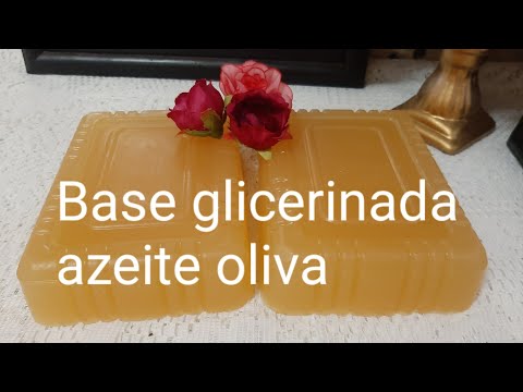 BASE GLICERINADA PERFUMADA COM AZEITE DE OLIVA E EXTRATO PARA SABOBETES