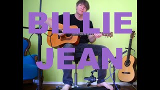 BILLIE JEAN (Michael Jackson) Solo Guitar Cover (TABs + Notes)