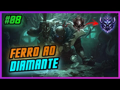 PYKE É O SUPORTE MAIS TENEBROSO! FERRO AO DIAMANTE EM 1 MÊS #08