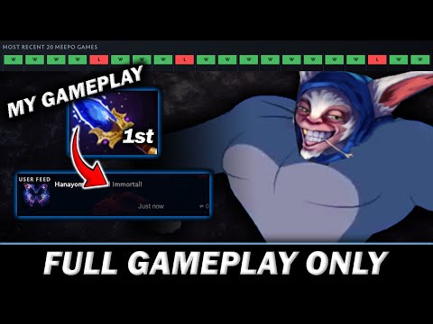 SCEPTER first item is my favorite item for SPAM MEEPO! BEST ITEM FOR ME - Full Gameplay Meepo #540