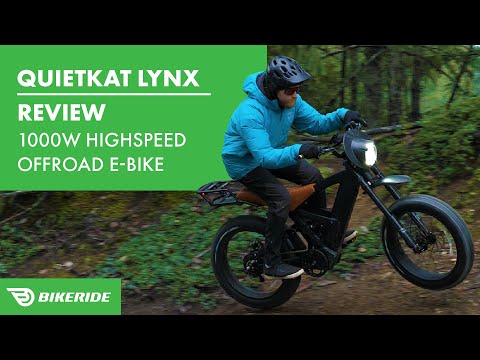 QuietKat Lynx 1000W OFFROAD E-Bike Review | BikeRide.com