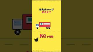 巨大地震でATMは何日使えないか