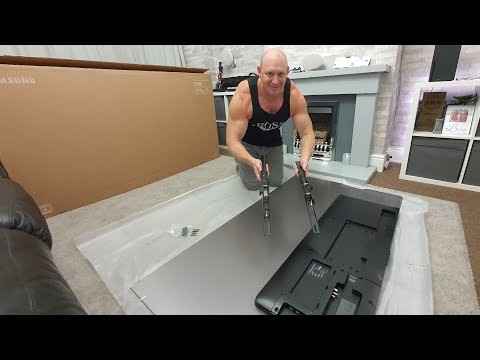 Samsung S95B OLED wall mount fitting guide, including measurements & bolt sizes