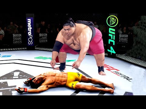 Bruce Lee vs Sumo Master  EA Sports UFC 4UFC M-1 Zaruba