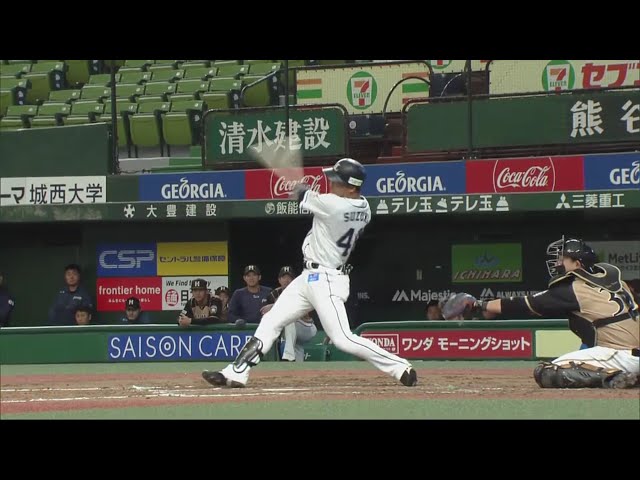 【練習試合】ライオンズは代打・鈴木のタイムリーヒットで3点のリード!! 2020/3/20 L-F