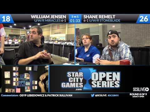 SCGINVI - Legacy - Round 8b - William Jensen vs Shane Remelt