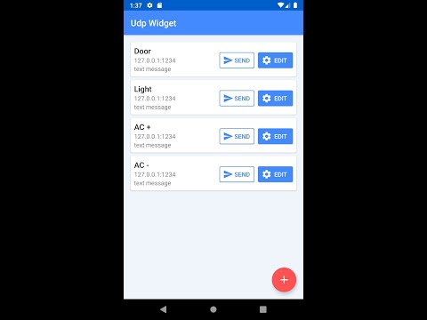 UDP/TCP Widget Video