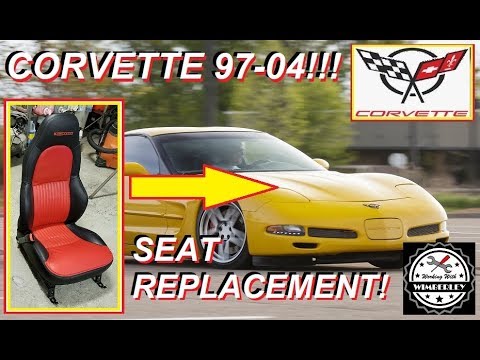 C5 Corvette Seat Removal & Installation 1997-2004 How To Replace & Change Manual & Power Seats