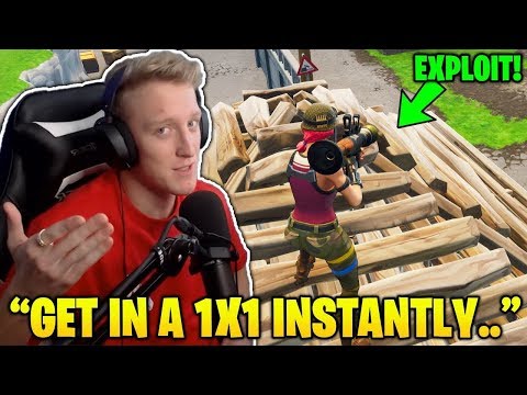 Tfue Shows & Uses *NEW* 'Get In A 1X1 Instantly' Pyramid EXPLOIT! (Fortnite FUNNY & Daily Moments)