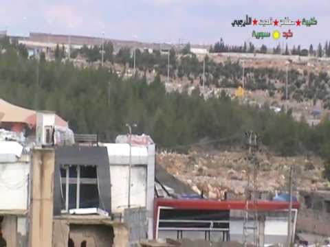 استهداف حاجز الليرمون بصاروخ محلي الصنع من قبل كتيبة صلاح الدين الأيوبي في حلب