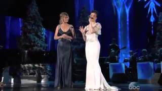 Let It Go from Frozen Jennifer Nettles &amp; Idina Menzel at CMA Country Christmas 2014