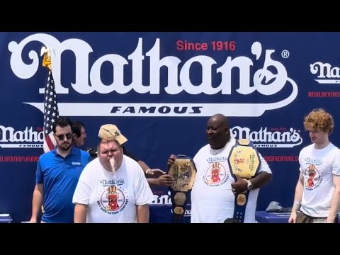 Nathan’s Lemonade Chug  World Record - ‘Badlands’ Booker • Coney Island 2024!  