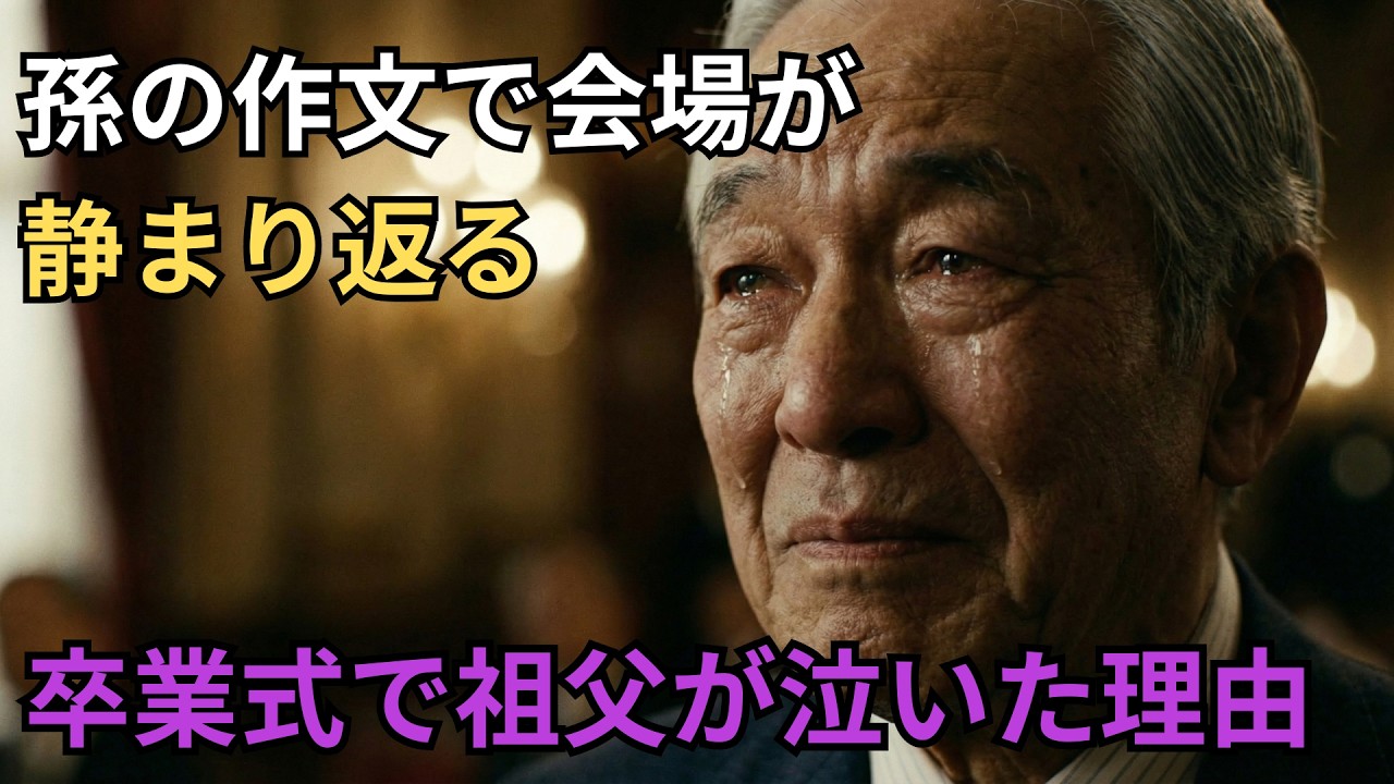 「邪魔だから前に出ろ」孫の作文が会場を静めた日 #スカッと    #シニア    #朗読  #逆転劇