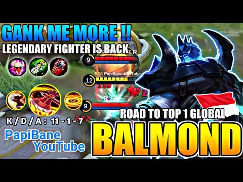 BALMOND Back to the Top, BEST BUILD & EMBLEM  BALMOND TOP GLOBAL 2020 | By PapiBane Youtube ~ MLBB