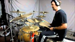 SLAYER - Skeletons of Society (mobile link in description) - drum cover