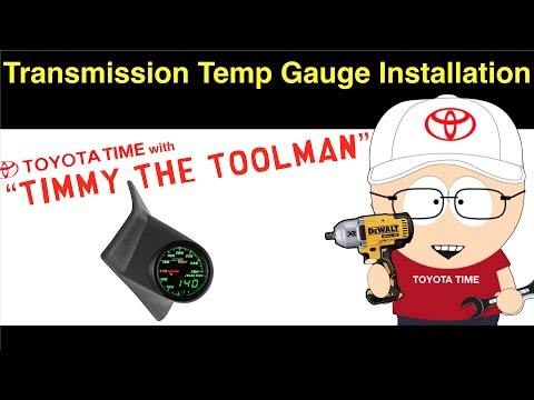 Transmission Temperature Gauge Installation