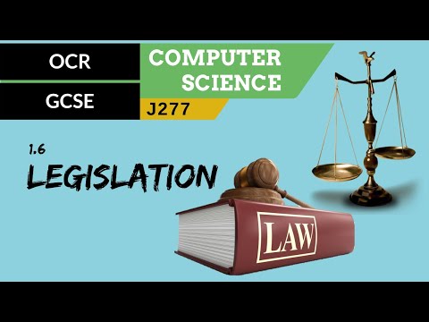 47. OCR GCSE (J277) 1.6 Legislation