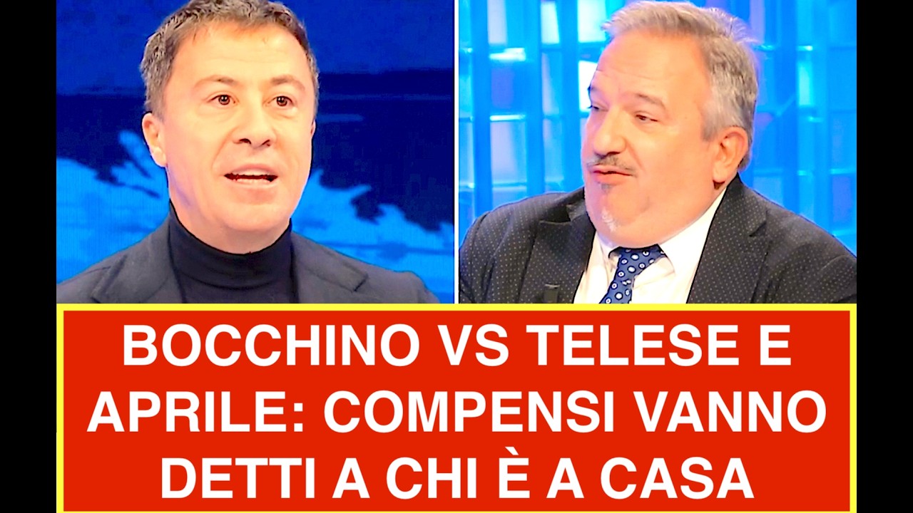 BOCCHINO VS TELESE E APRILE: COMPENSI VANNO DETTI A CHI È A CASA