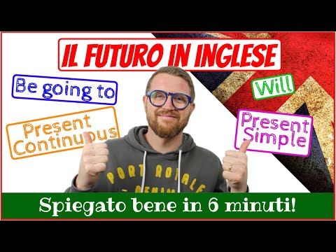🔥⏱️Il FUTURO in inglese spiegato BENE in 6 minuti!!🇬🇧💪