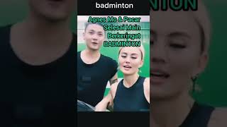 Download lagu Agnes Monica Finishes Playing With Her Sweaty Boyfriend, Badminton #lambenggamblehjogja #agnezmo#... mp3