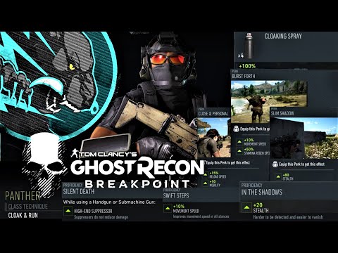 Ghost Recon Breakpoint | The ULTIMATE Panther Class STEALTH Build + 2 Preferred LOADOUTS!