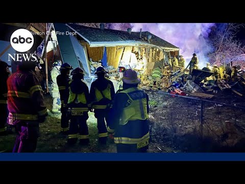 6 rescued from house explosion in Jefferson City, Missouri